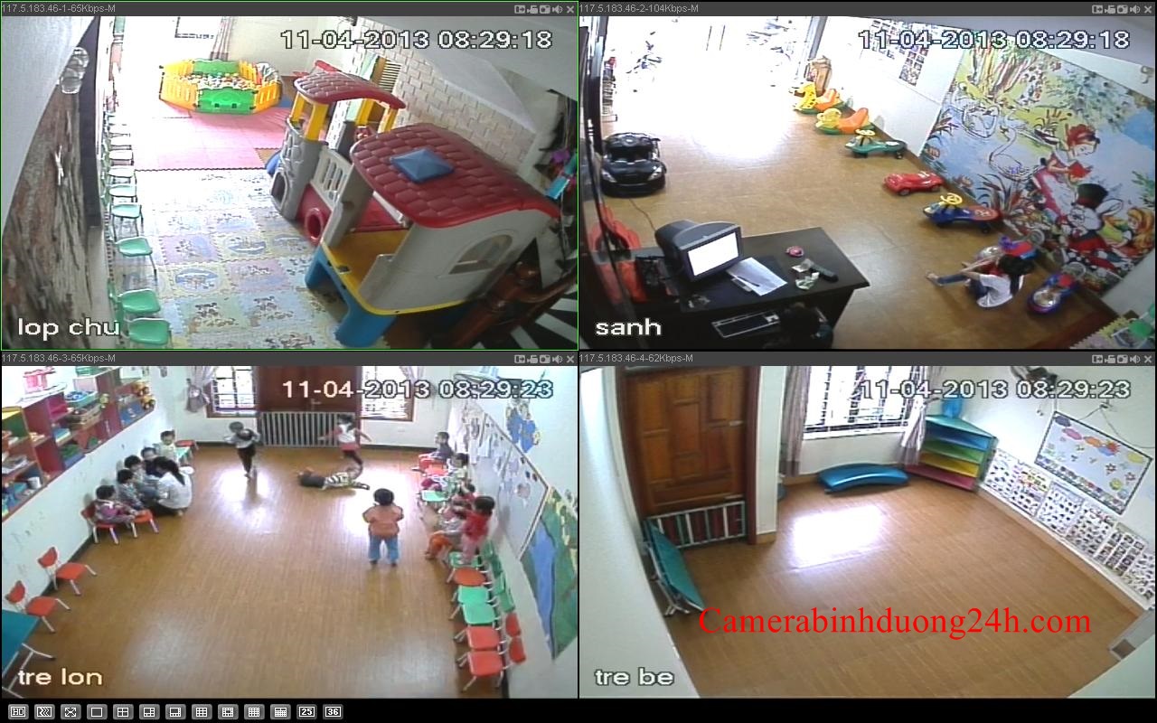 Lap dat camera tai binh duong